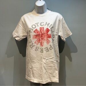 Red Hot Chili Peppers Branded White T-Shirt Size Small New